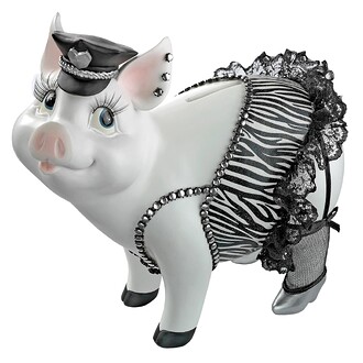 Porker on Patrol Pig Statue
