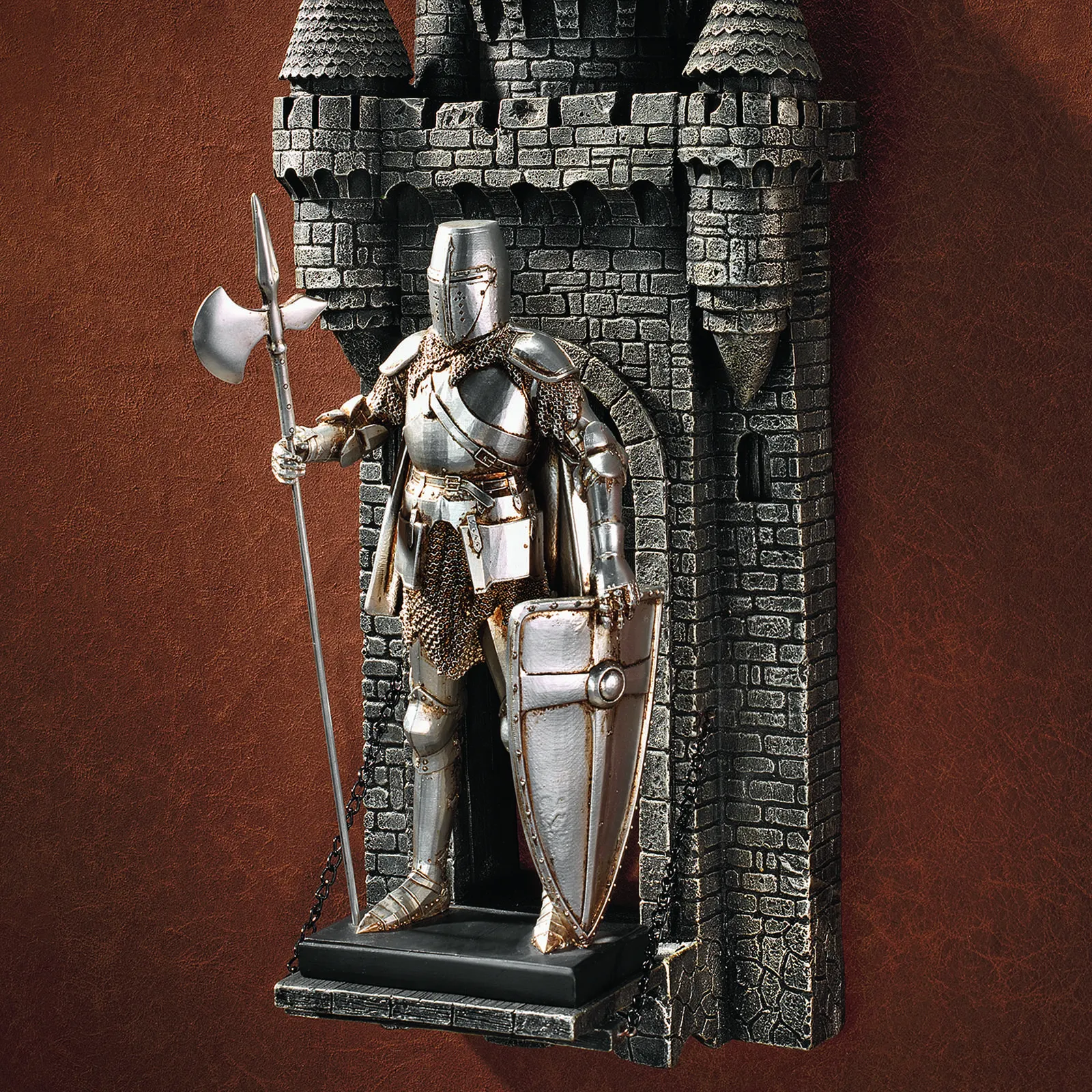 Medieval Nuremberg Castle Guard Gothic Knight Statue