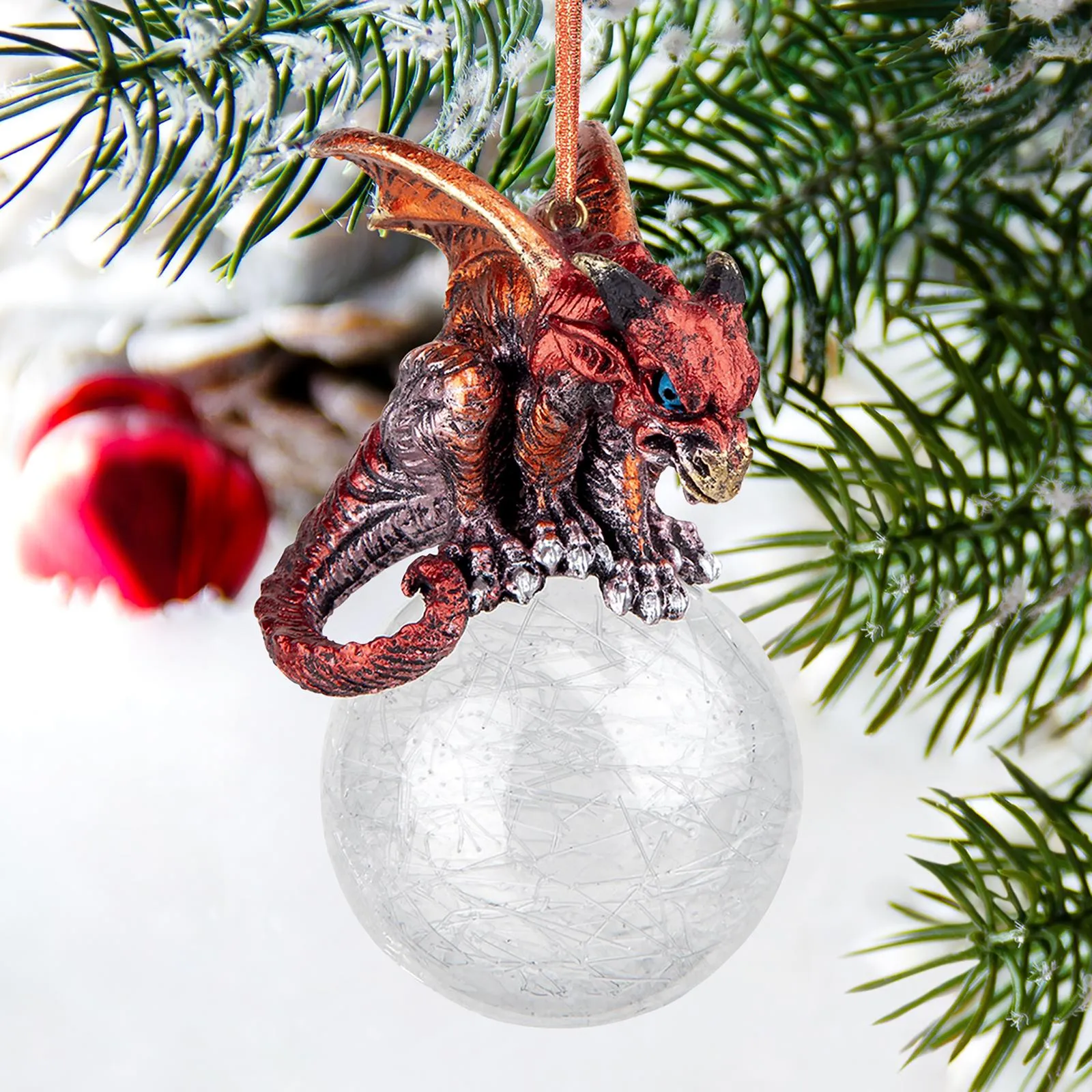 The Pensive Percher Dragon 2018 Collectible Holiday Ornament