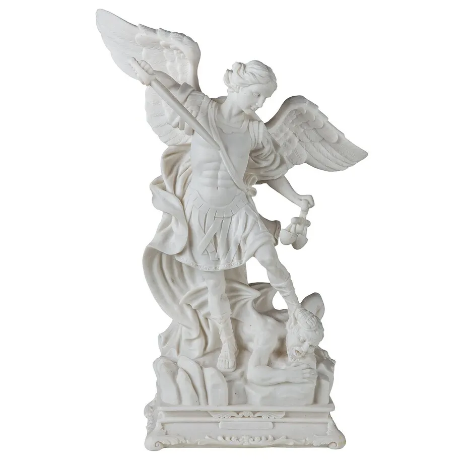 Saint Michael the Archangel Defeating the Devil Statue: Large