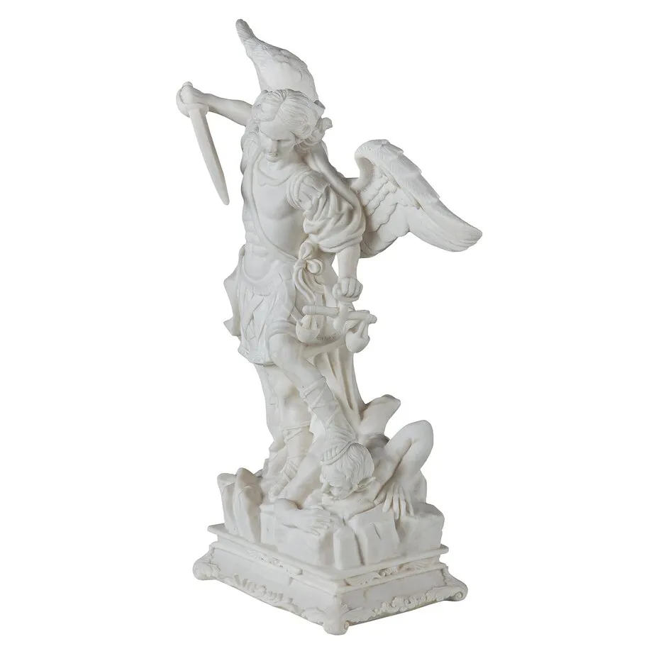 Saint Michael the Archangel Defeating the Devil Statue: Large