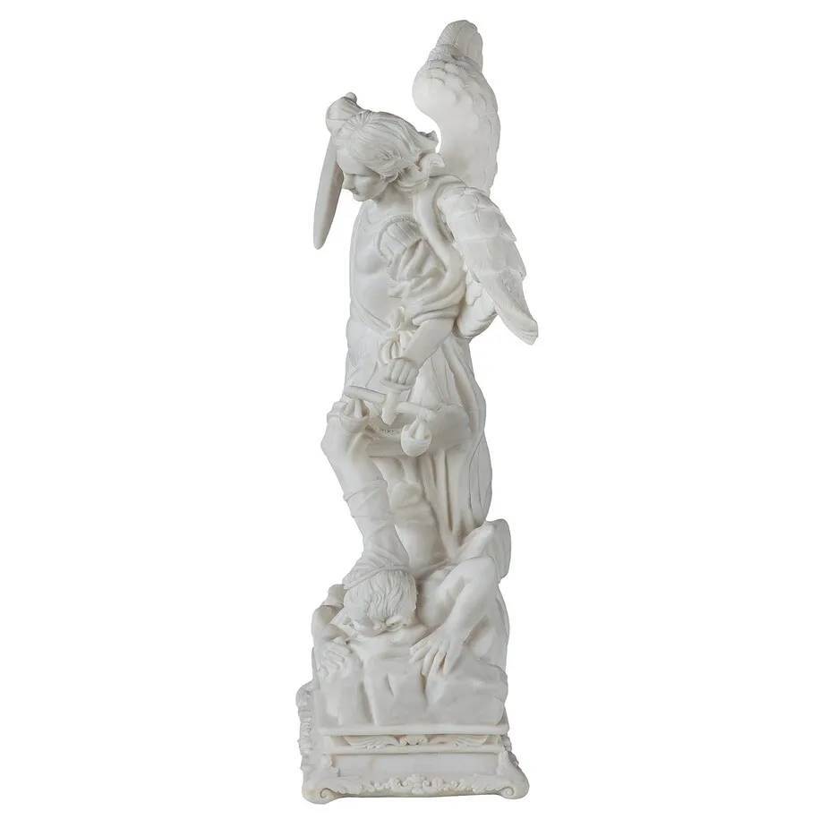 Saint Michael the Archangel Defeating the Devil Statue: Large