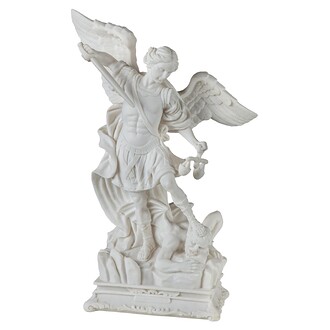 Saint Michael the Archangel Defeating the Devil Statue: Large
