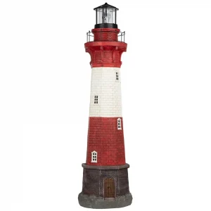 Coastal Shoal Lighthouse Solar Beacon Statue