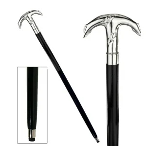 Empress Collection: Sailor's Anchor Solid Hardwood Walking Stick